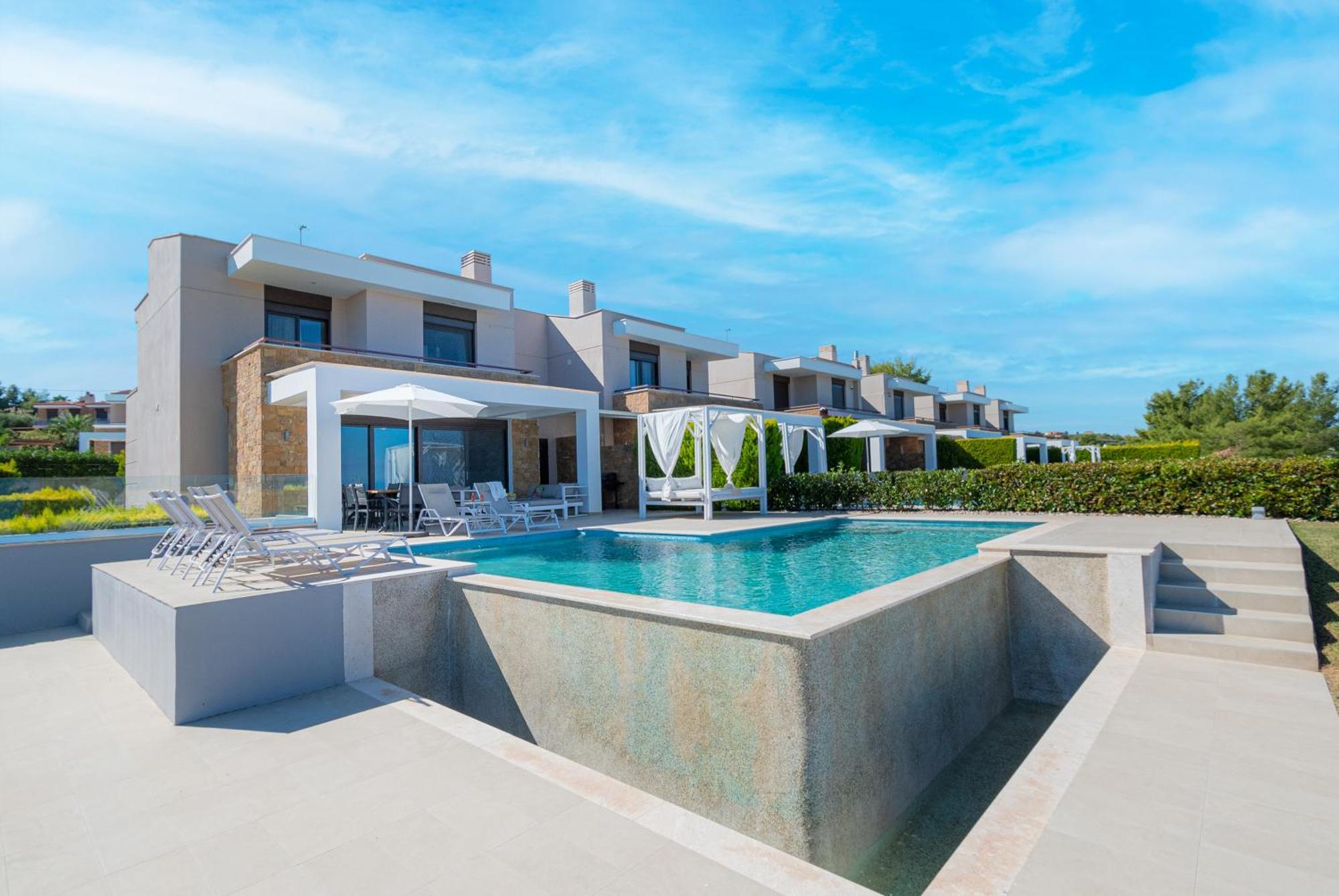 Bellevue Villas With Private Pool Ханиоти Екстериор снимка