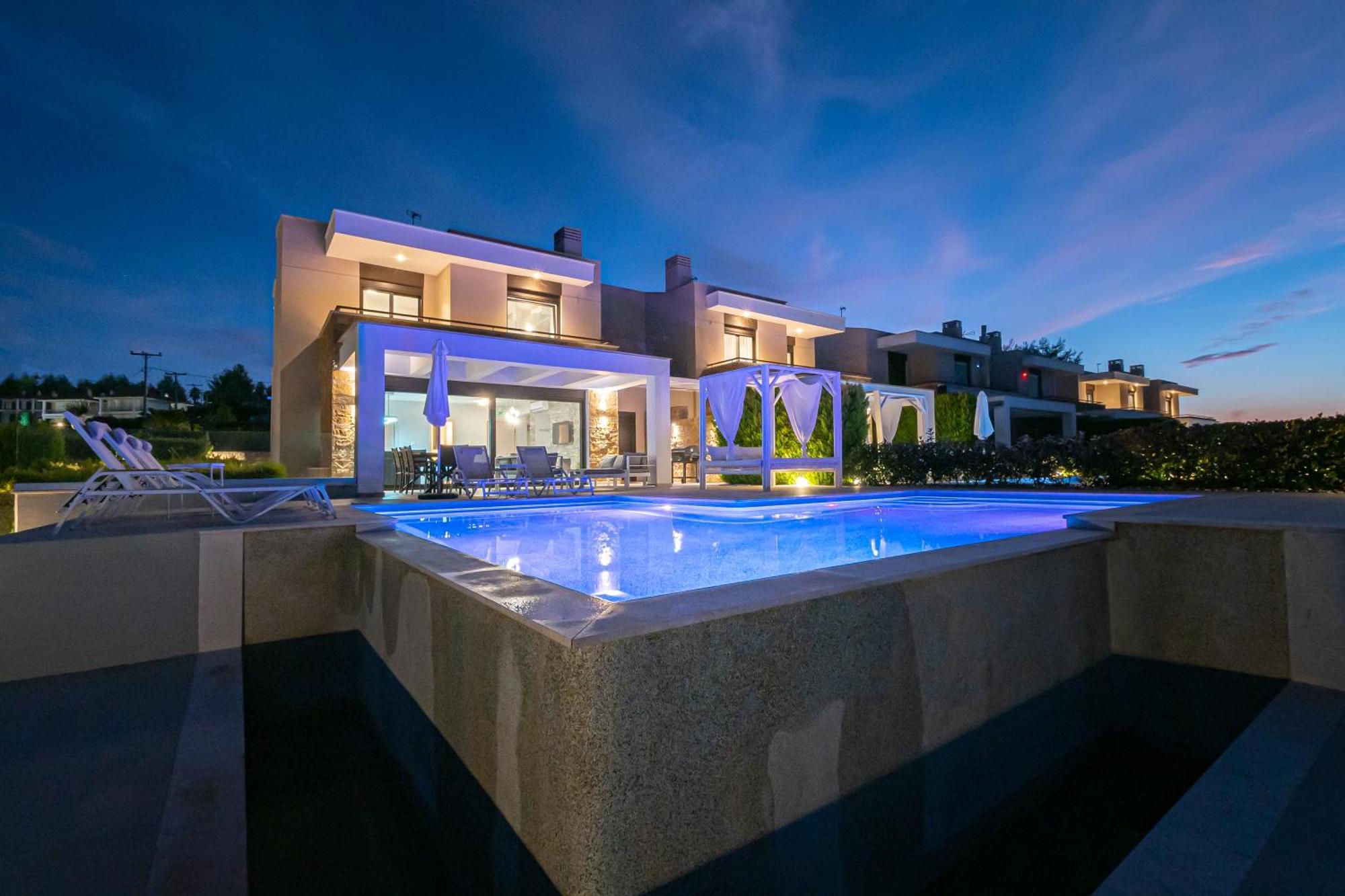 Bellevue Villas With Private Pool Ханиоти Екстериор снимка