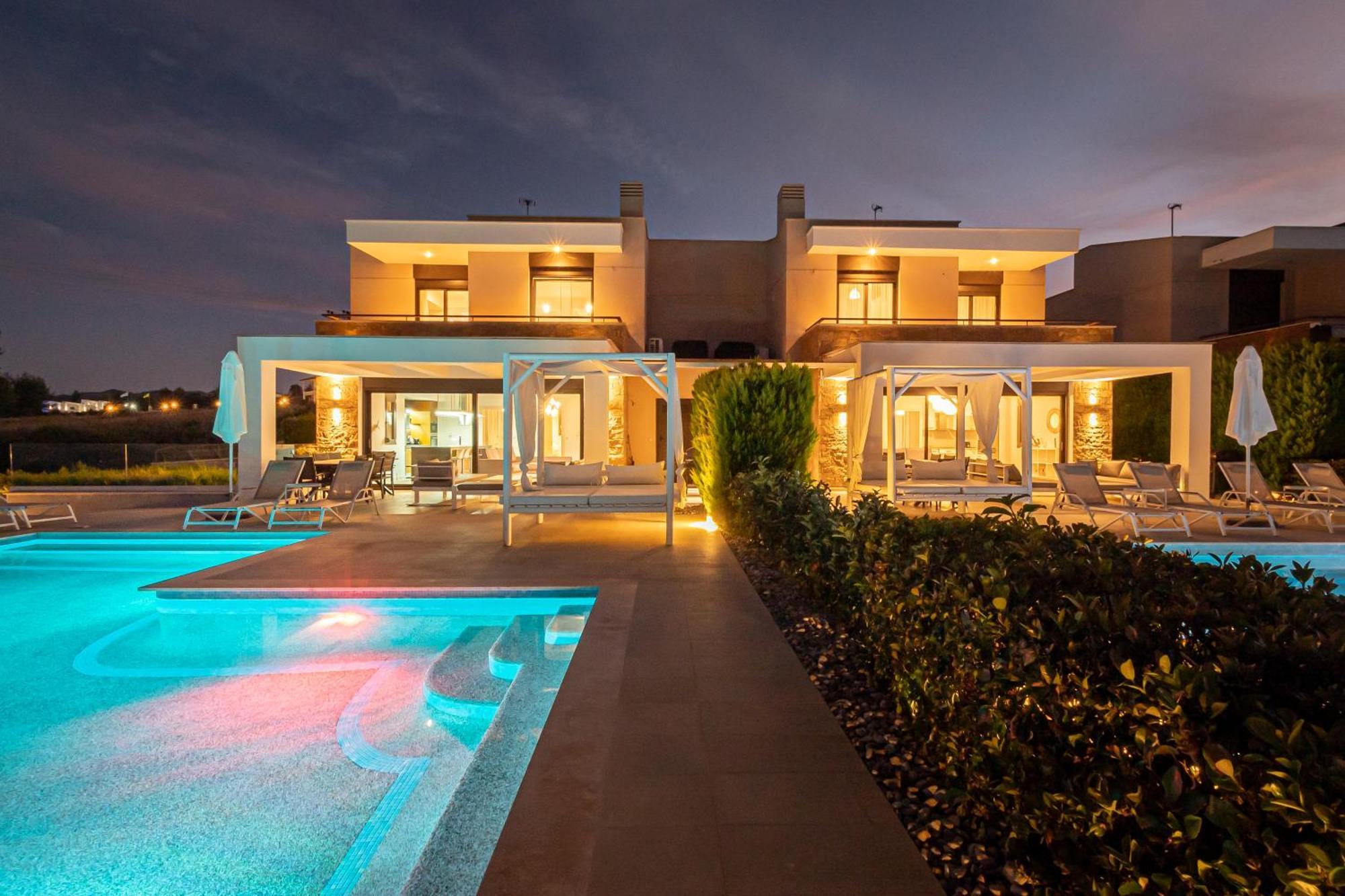 Bellevue Villas With Private Pool Ханиоти Екстериор снимка