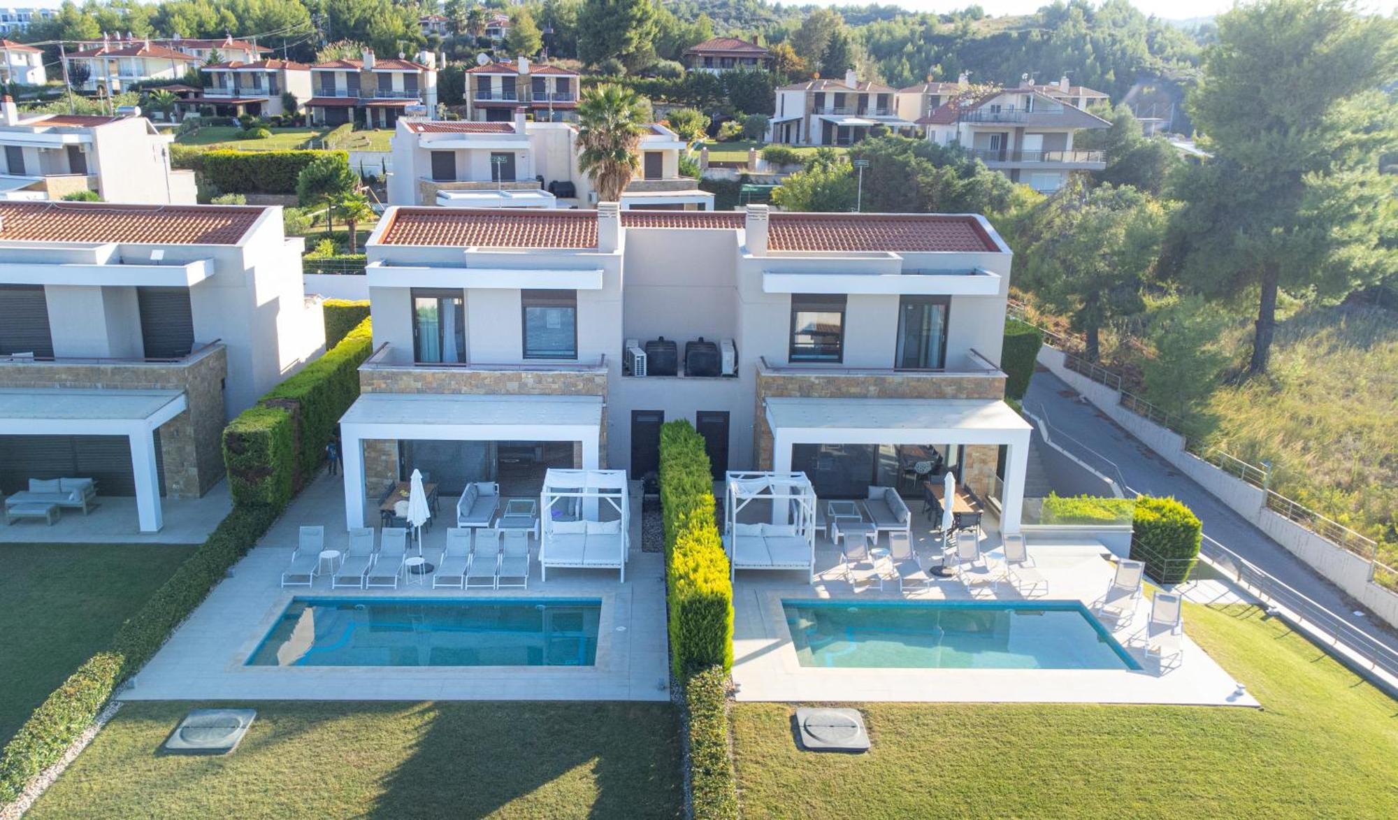 Bellevue Villas With Private Pool Ханиоти Екстериор снимка