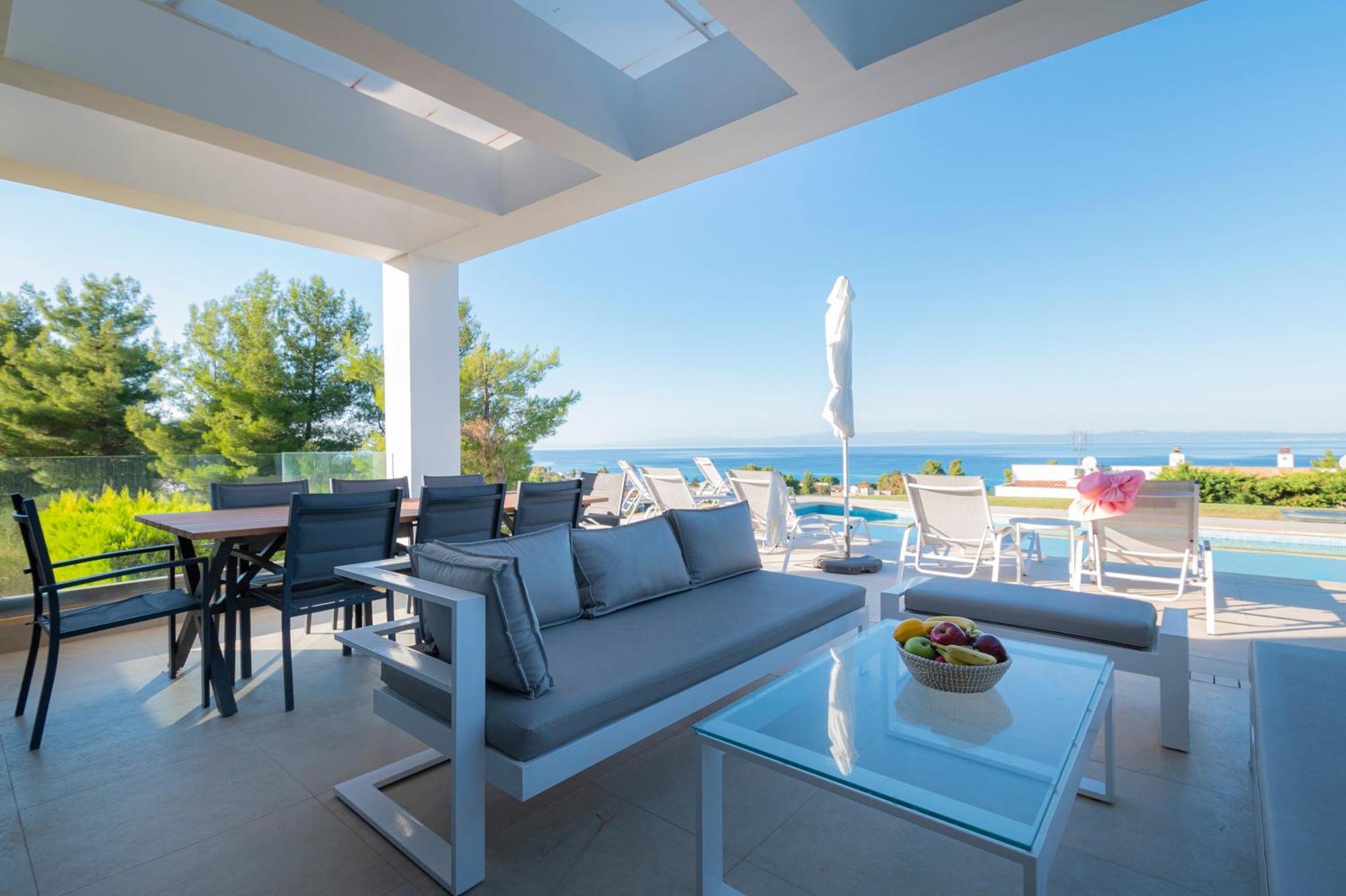 Bellevue Villas With Private Pool Ханиоти Екстериор снимка